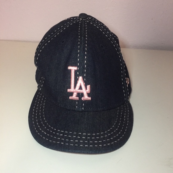 la dodgers denim hat